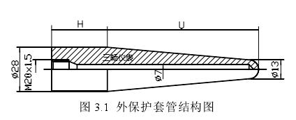 外保護(hù)套管結(jié)構(gòu)圖